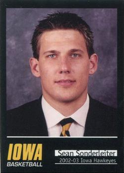 2002-03 Iowa Hawkeyes #NNO Sean Sonderleiter Front