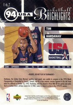 1994-95 Upper Deck #167 Tim Hardaway Back