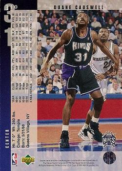 1994-95 Upper Deck #310 Duane Causwell Back