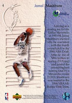 1994-95 Upper Deck #4 Jamal Mashburn Back