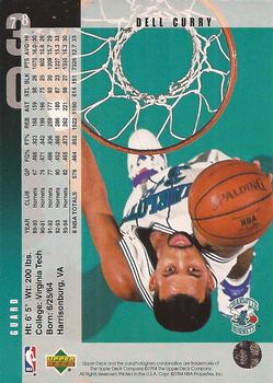 1994-95 Upper Deck #78 Dell Curry Back