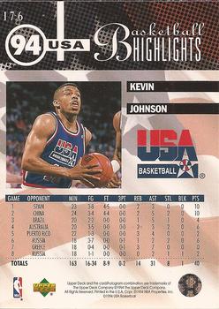1994-95 Upper Deck #176 Kevin Johnson Back