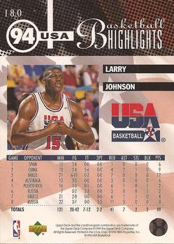 1994-95 Upper Deck #180 Larry Johnson Back