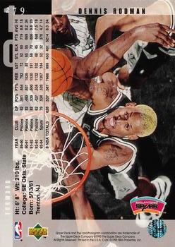 1994-95 Upper Deck #279 Dennis Rodman Back