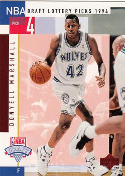 1994-95 Upper Deck - NBA Draft Lottery Picks 1994 #D4 Donyell Marshall Front