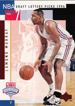 1994-95 Upper Deck - NBA Draft Lottery Picks 1994 #D7 Lamond Murray Front