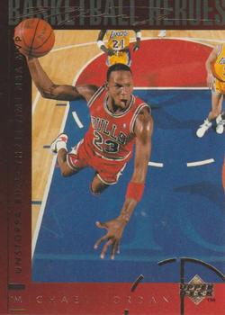 1994-95 Upper Deck - Basketball Heroes: Michael Jordan #40 Michael Jordan Front