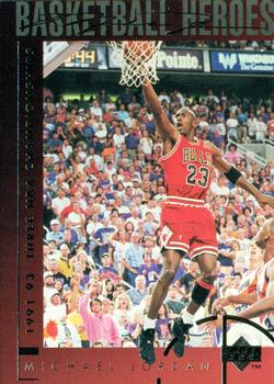 1994-95 Upper Deck - Basketball Heroes: Michael Jordan #43 Michael Jordan Front
