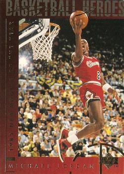 1994-95 Upper Deck - Basketball Heroes: Michael Jordan #37 Michael Jordan Front