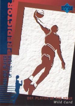 1994-95 Upper Deck - Predictors: Award Winners #H20 NBA DPOY Wild Card Front