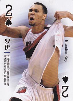 2017 NBA Stars Playing Cards (China) #2♠ Brandon Roy Front