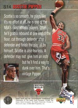 1994-95 Upper Deck - Kemp Slam Dunk Stars #S14 Scottie Pippen Back
