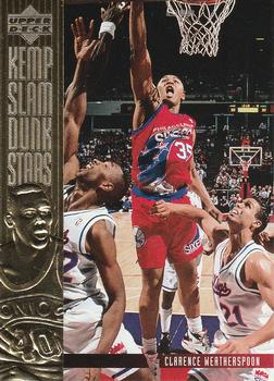 1994-95 Upper Deck - Kemp Slam Dunk Stars #S17 Clarence Weatherspoon Front