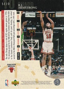1994-95 Upper Deck - Special Edition #SE10 B.J. Armstrong Back