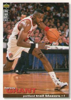 1995-96 Collector's Choice #12 Harvey Grant Front