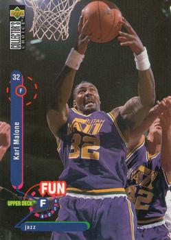 1995-96 Collector's Choice #192 Karl Malone Front