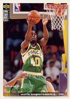 1995-96 Collector's Choice #40 Shawn Kemp Front