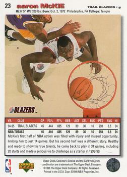 1995-96 Collector's Choice #23 Aaron McKie Back