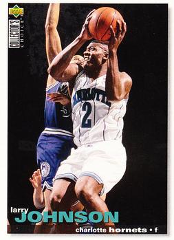 1995-96 Collector's Choice #2 Larry Johnson Front