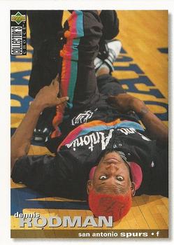 1995-96 Collector's Choice #10 Dennis Rodman Front