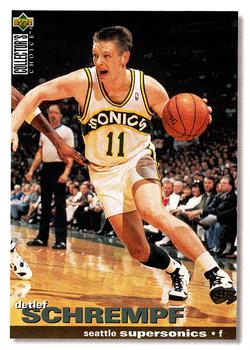 1995-96 Collector's Choice #55 Detlef Schrempf Front