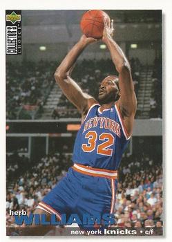 1995-96 Collector's Choice #84 Herb Williams Front