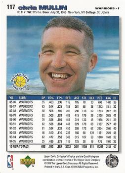 1995-96 Collector's Choice #117 Chris Mullin Back