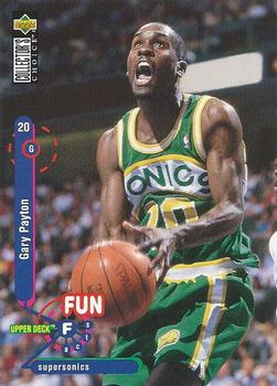 1995-96 Collector's Choice #190 Gary Payton Front