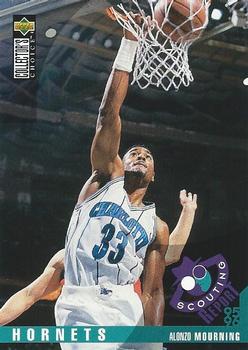1995-96 Collector's Choice #323 Alonzo Mourning Front
