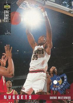 1995-96 Collector's Choice #327 Dikembe Mutombo Front