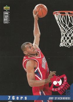 1995-96 Collector's Choice #340 Jerry Stackhouse Front