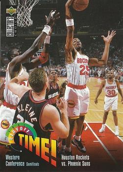 1995-96 Collector's Choice #361 Houston Rockets vs. Phoenix Suns Front