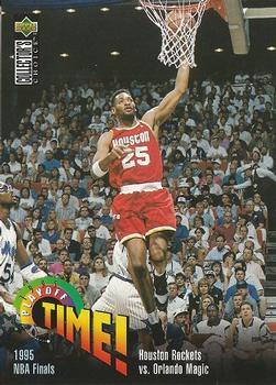 1995-96 Collector's Choice #364 Houston Rockets vs. Orlando Magic Front