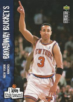 1995-96 Collector's Choice #383 John Starks Front