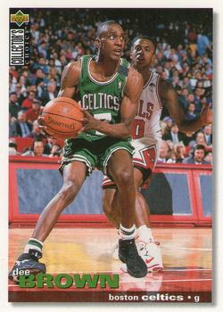 1995-96 Collector's Choice #7 Dee Brown Front