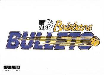 1992 Futera NBL - Team Logo Stickers #NNO Brisbane Bullets Front