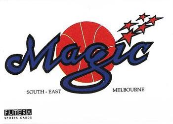 1992 Futera NBL - Team Logo Stickers #NNO South East Melbourne Magic Front
