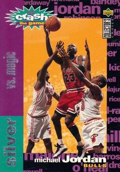 1995-96 Collector's Choice - You Crash the Game Silver: Scoring #C1 Michael Jordan Front