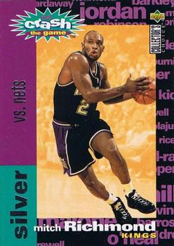 1995-96 Collector's Choice - You Crash the Game Silver: Scoring #C14 Mitch Richmond Front
