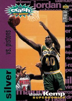 1995-96 Collector's Choice - You Crash the Game Silver: Scoring #C21 Shawn Kemp Front