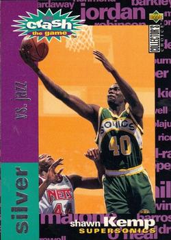 1995-96 Collector's Choice - You Crash the Game Silver: Scoring #C21 Shawn Kemp Front