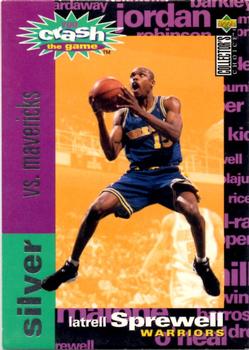 1995-96 Collector's Choice - You Crash the Game Silver: Scoring #C26 Latrell Sprewell Front