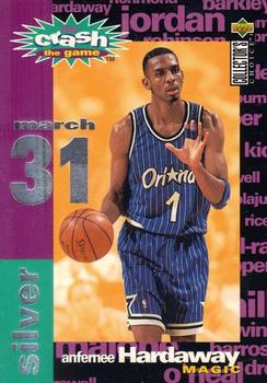 1995-96 Collector's Choice - You Crash the Game Silver: Assists/Rebounds #C15 Anfernee Hardaway Front