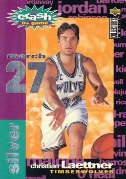 1995-96 Collector's Choice - You Crash the Game Silver: Assists/Rebounds #C23 Christian Laettner Front