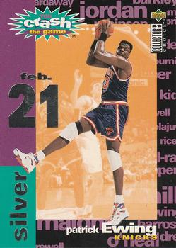 1995-96 Collector's Choice - You Crash the Game Silver: Assists/Rebounds #C25 Patrick Ewing Front