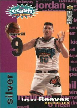 1995-96 Collector's Choice - You Crash the Game Silver: Assists/Rebounds #C27 Bryant Reeves Front