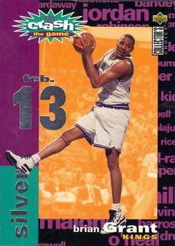 1995-96 Collector's Choice - You Crash the Game Silver: Assists/Rebounds #C30 Brian Grant Front