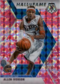 2019-20 Panini Mosaic - Camo Pink #287 Allen Iverson Front