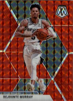 2019-20 Panini Mosaic - Red Prizm #46 Dejounte Murray Front