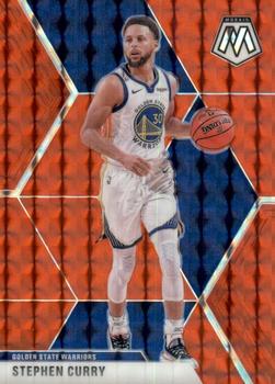 2019-20 Panini Mosaic - Red Prizm #70 Stephen Curry Front